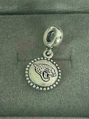 Pandora NFL Football Charm Jacksonville Jaguar Dangle Charm Pendant